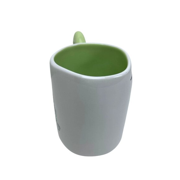 Disney Tinker Bell Mug Rae Dunn Artisan Collection Green Wing Handle - Picture 5 of 6